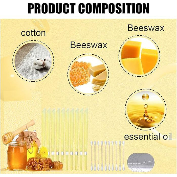 BowLift | Flared Beeswax Ear Candles