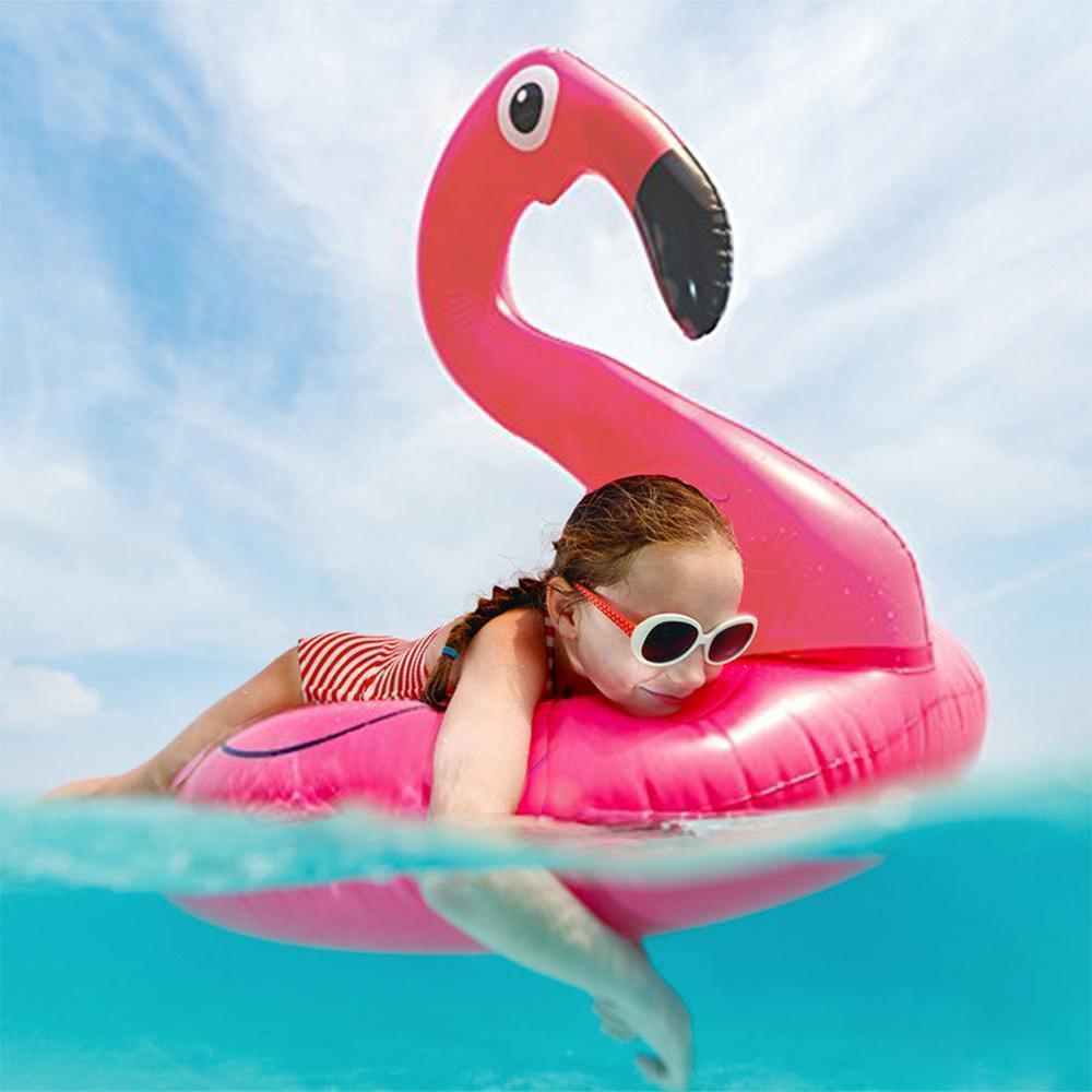 BowLift | Inflatable Flamingo Pool Swimming Ring
