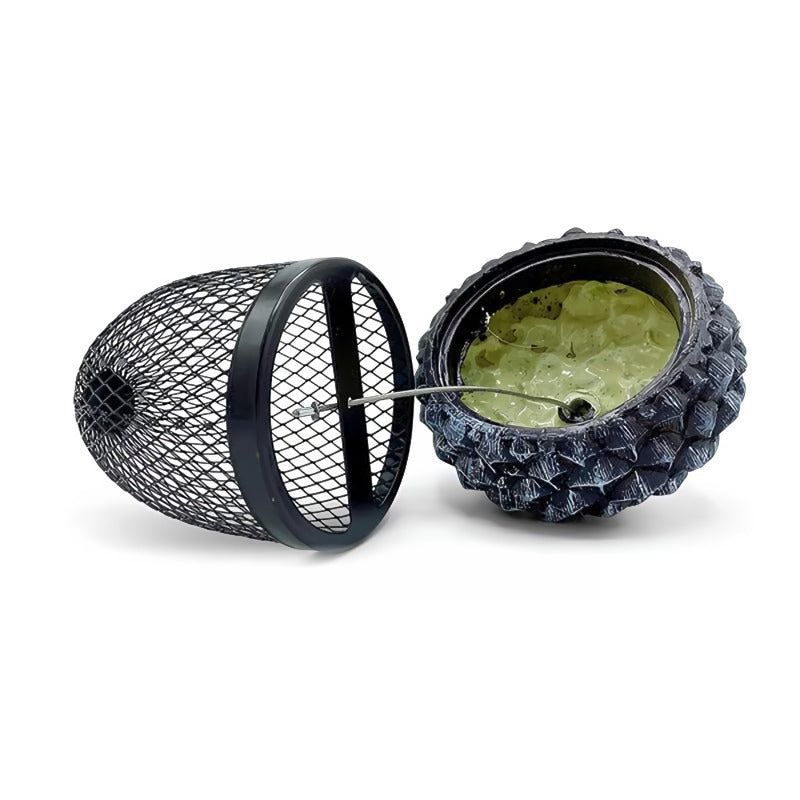 BowLift | Hummingbird Acorn Wrought Iron Bird Feeder