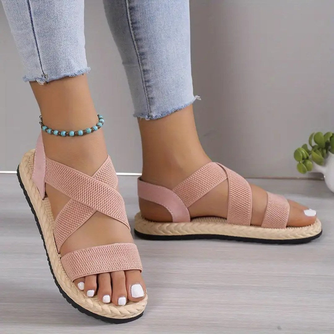 Vellosa – Women’s Crisscross Strap Soft Sole Sandals