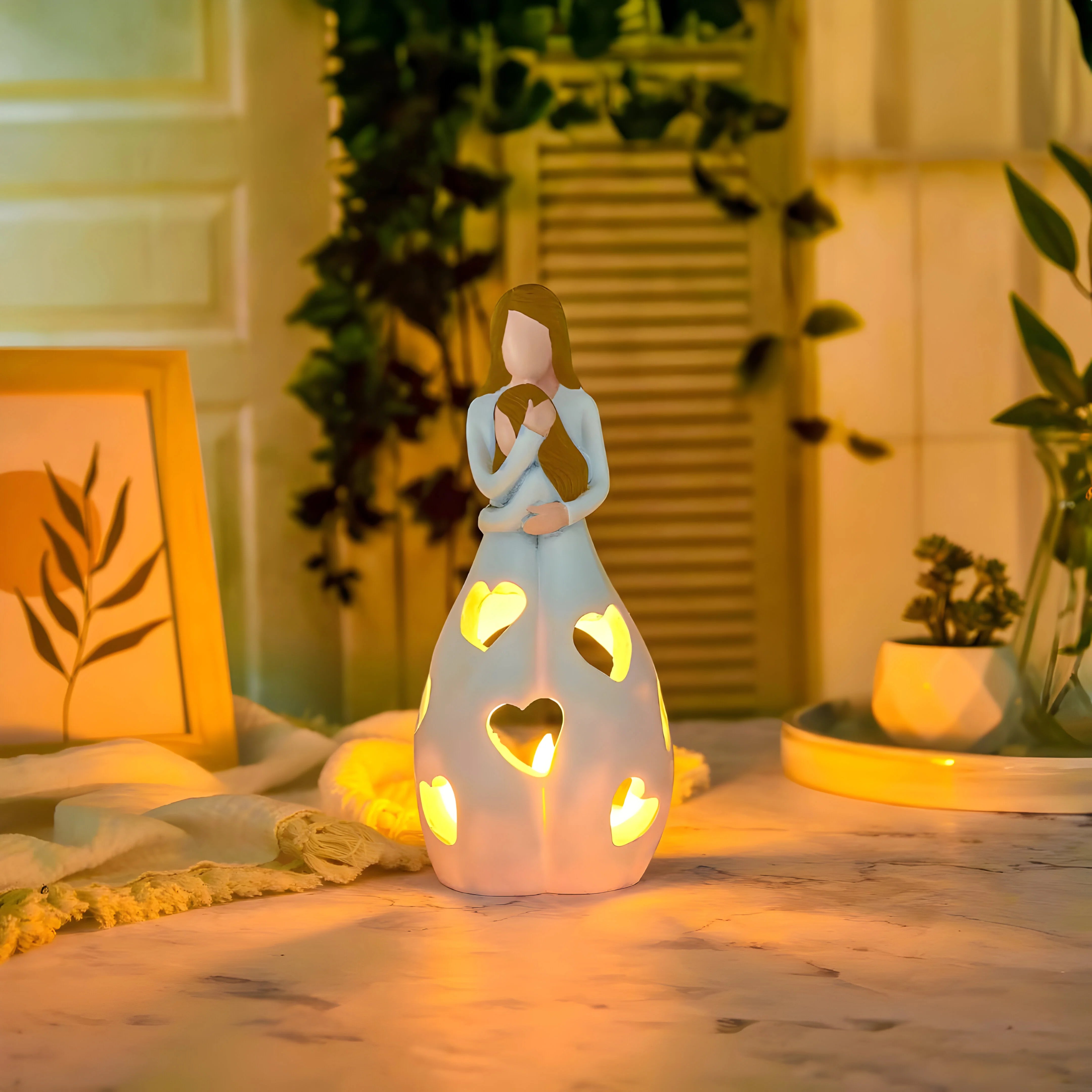 EternaGlow - Symbolic LED Candle Table Lamp