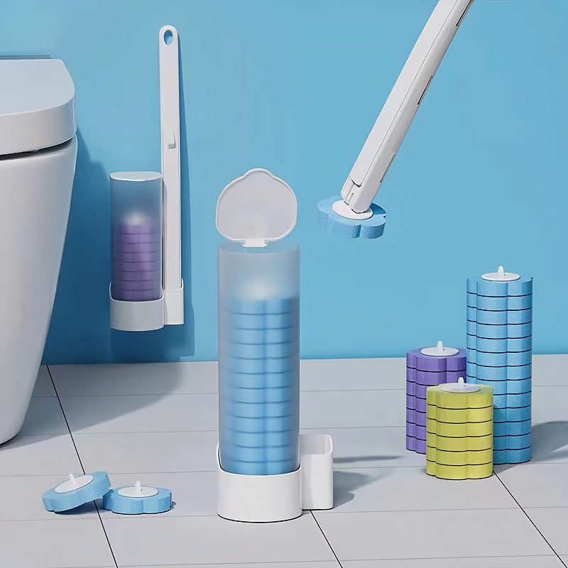 BowLift | Disposable sponge head toilet brush