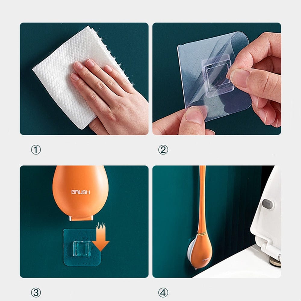 BowLift | 🔥Modern flexible silicone toilet brush