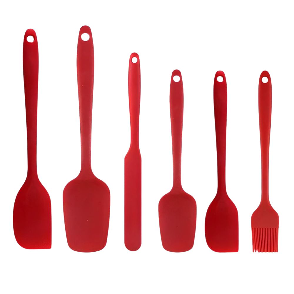 BowLift | Flexible Silicone Spatula Set | 6 Pcs Set