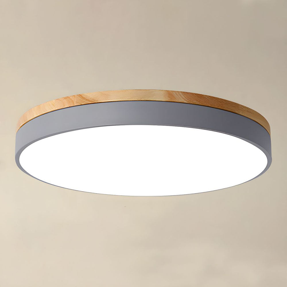 BowLift | Ceiling Lights Natural Wood Flush Mount Fixture