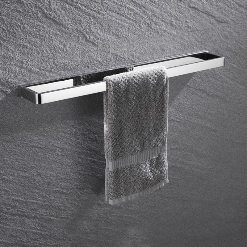 BowLift | 5-piece modern bathroom accessories as single item or in set Polished chrome bathroom set