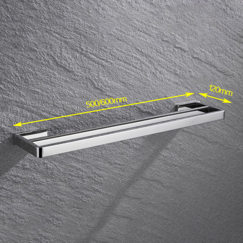 BowLift | 5-piece modern bathroom accessories as single item or in set Polished chrome bathroom set