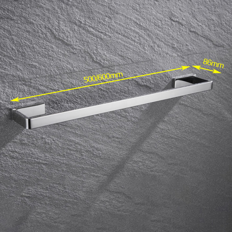 BowLift | 5-piece modern bathroom accessories as single item or in set Polished chrome bathroom set