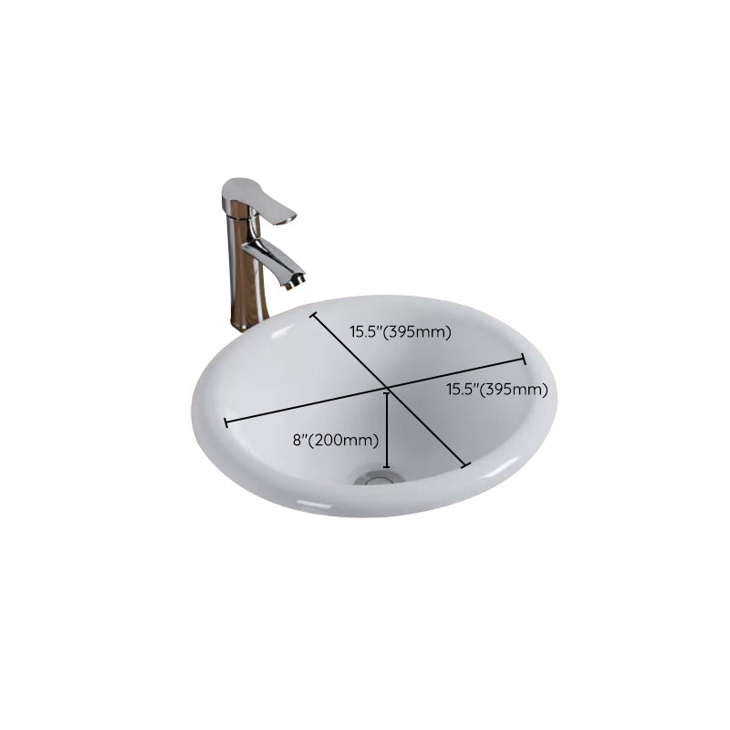 BowLift | Contemporary oval wash stand ceramic metal undercounter basin