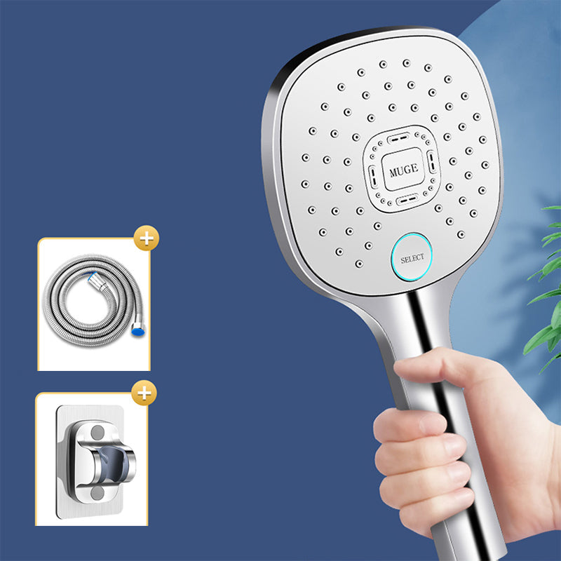 BowLift | Contemporary Handheld Supercharged Shower Head Square Metal Spray Head