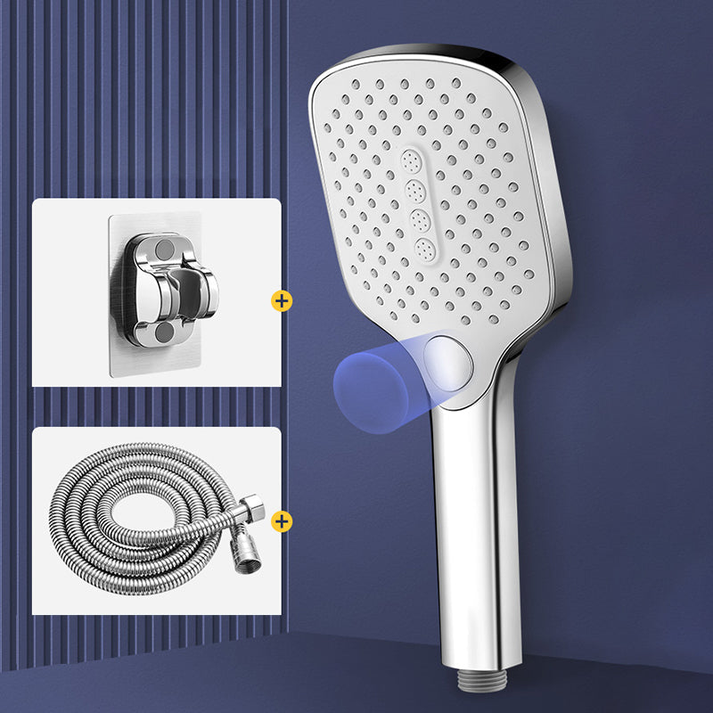BowLift | Contemporary Fixed Head Square Supercharged Showerhead Combo