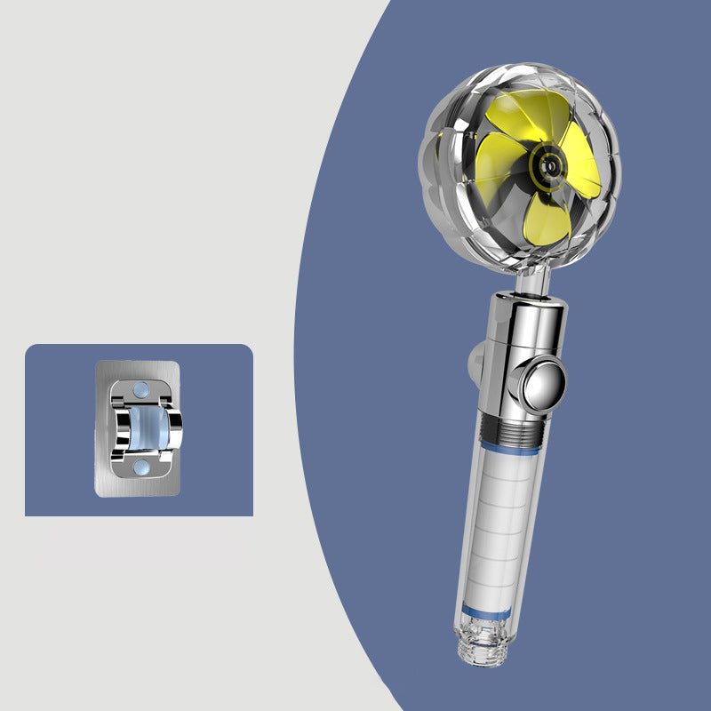 BowLift | Contemporary Hand Shower Round Plastic Hand Shower with Adjustable Spray Pattern