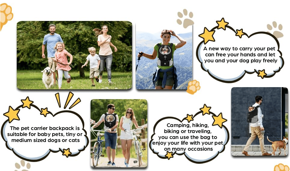 BowLift | Dog Backpack Ergonomic Design Pet Backpack