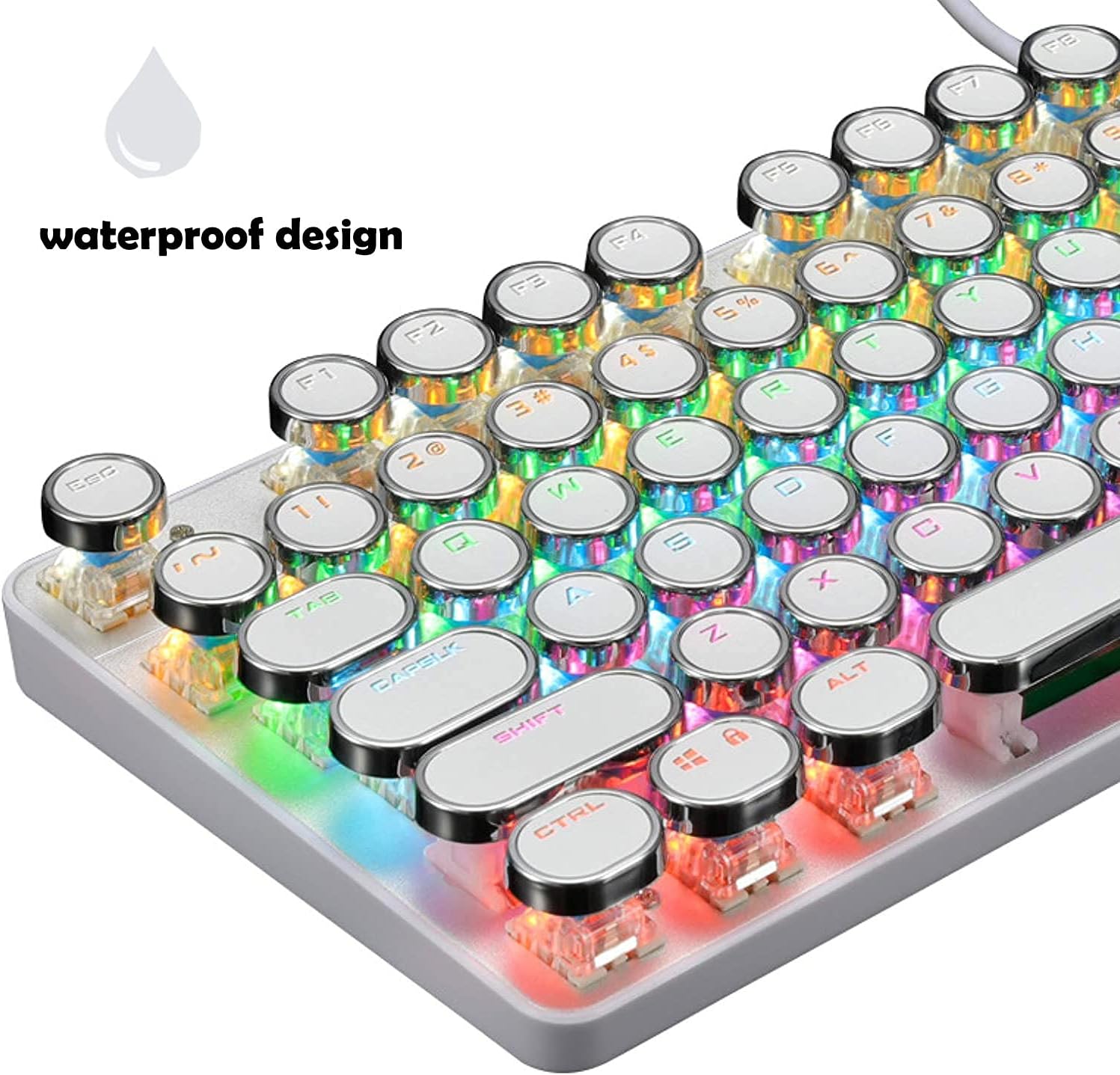 BowLift | 87-Key Mechanical Gaming Keyboard RGB Backlit Blue Switch