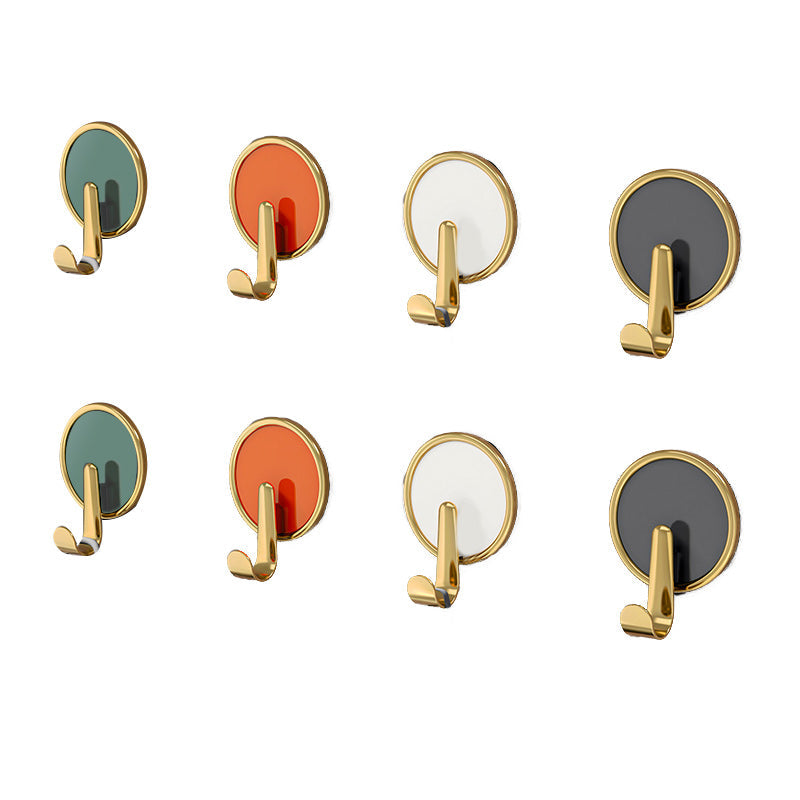 BowLift | Contemporary 8-piece bathroom set 2.91 inch high bathrobe hooks