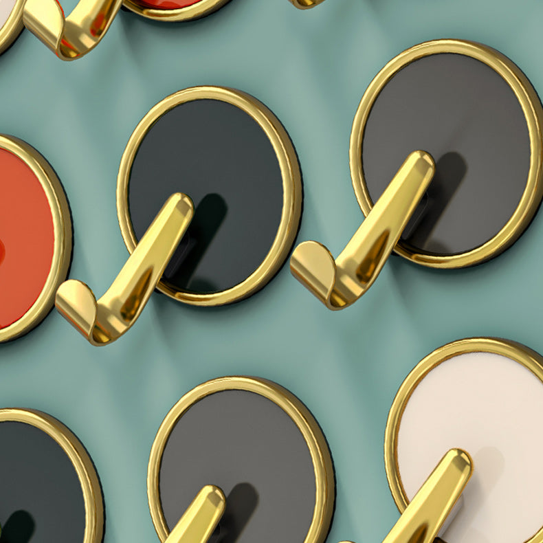 BowLift | Contemporary 8-piece bathroom set 2.91 inch high bathrobe hooks