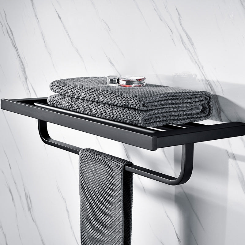 BowLift | 5-piece Modernism Bath Accessory Set in Matte Black Stainless Steel