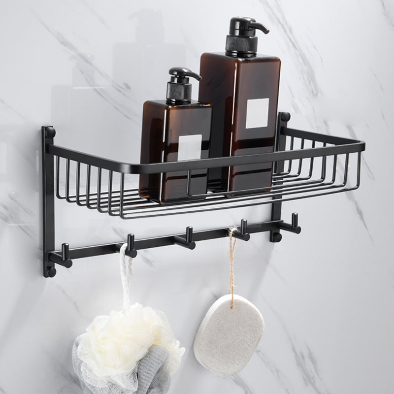 BowLift | 5-piece Modernism Bathroom Accessory Set in Matte Black Stainless Steel