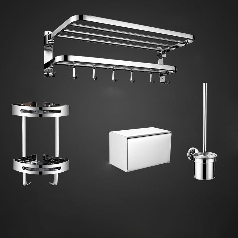 BowLift | Contemporary Metal Bathroom Accessories Single Piece or as Set with Paper Holder