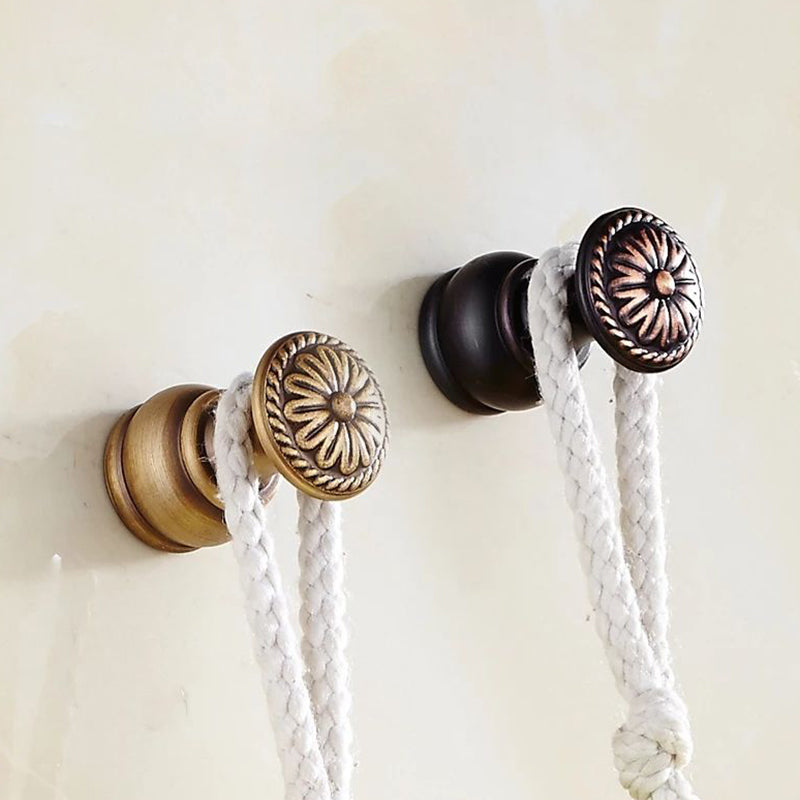 BowLift | 4-piece traditional bathroom accessory set Gold Brass bathroom accessory hardware set