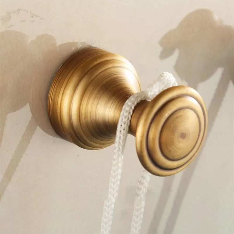 BowLift | 4-piece traditional bathroom accessory set Gold Brass bathroom accessory hardware set