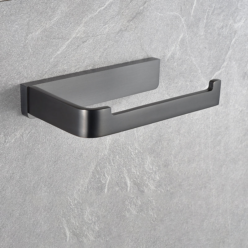 BowLift | Gray metal modern bathroom accessories as a single item or as a set