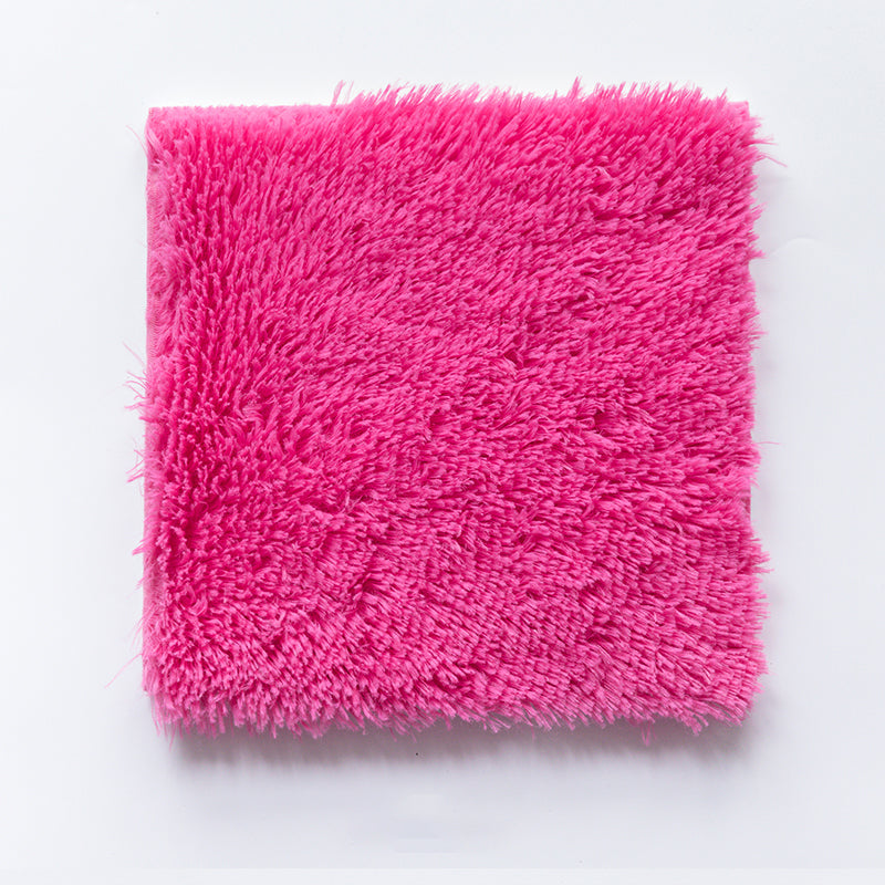 BowLift | Basic carpet tiles solid color long pile square bedroom carpet tiles