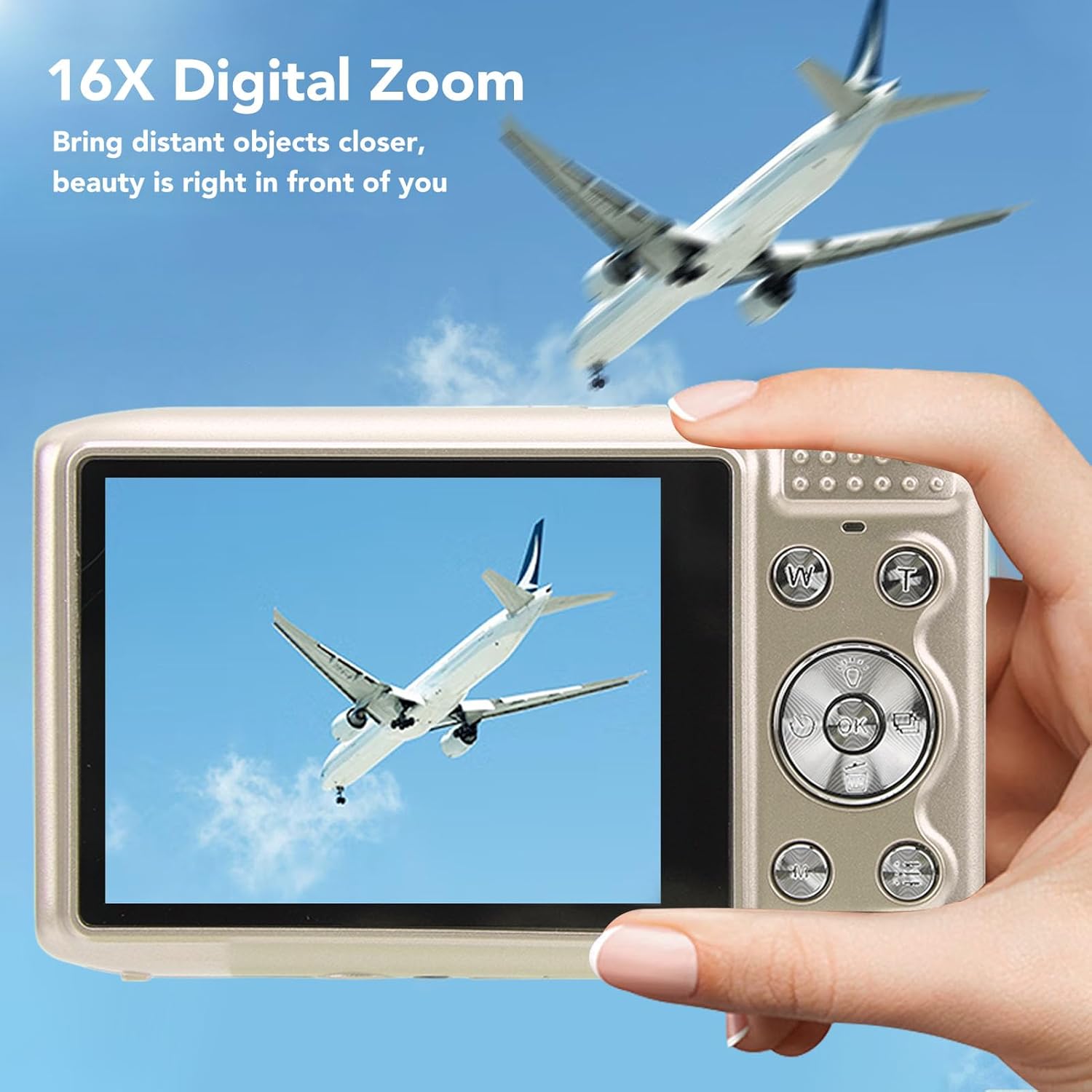 BowLift | 4K Compact Digital Camera with 58MP Photos and 16X Zoom – Lumora