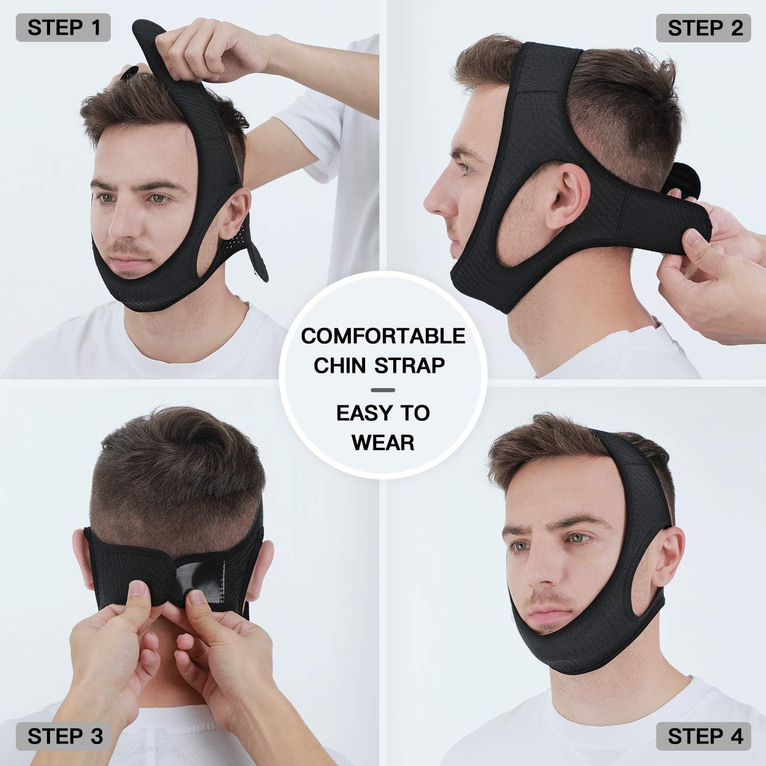 BowLift | Anti-Snore Chin Strap for Sleep Apnea