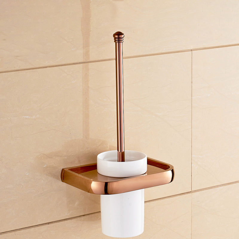 BowLift | 6-piece Bathroom Accessory Set Vintage Brass Bath Hardware Set