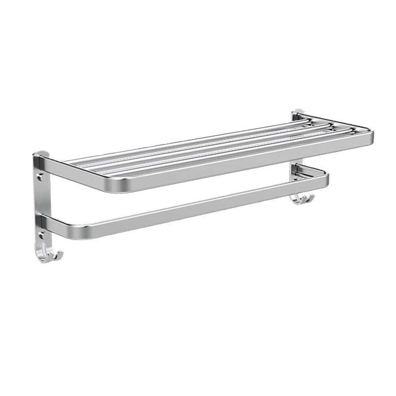 BowLift | 7-piece Bathroom Accessory Set Modern Aluminum Bathroom Set in Silver