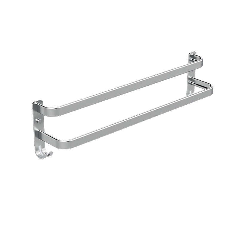 BowLift | 7-piece Bathroom Accessory Set Modern Aluminum Bathroom Set in Silver