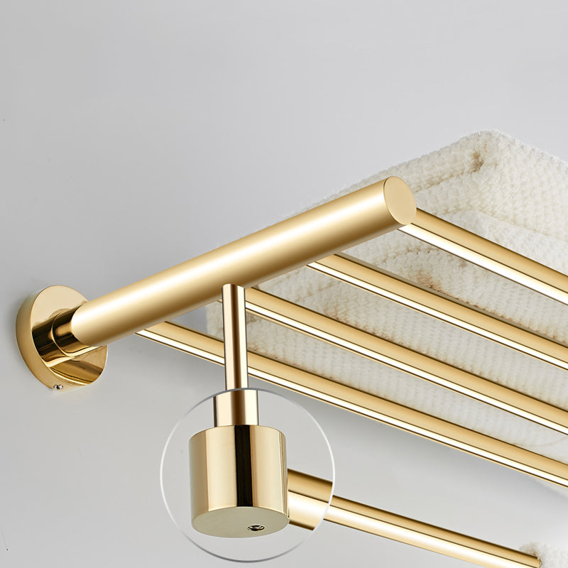 BowLift | 4 Pieces Traditional Bathroom Accessory Set Brass Bathroom Set in Matte Gold