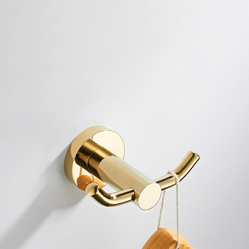 BowLift | 4 Pieces Traditional Bathroom Accessory Set Brass Bathroom Set in Matte Gold