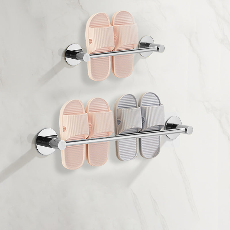 BowLift | 2-piece bathroom accessory set modern stainless steel slipper rack