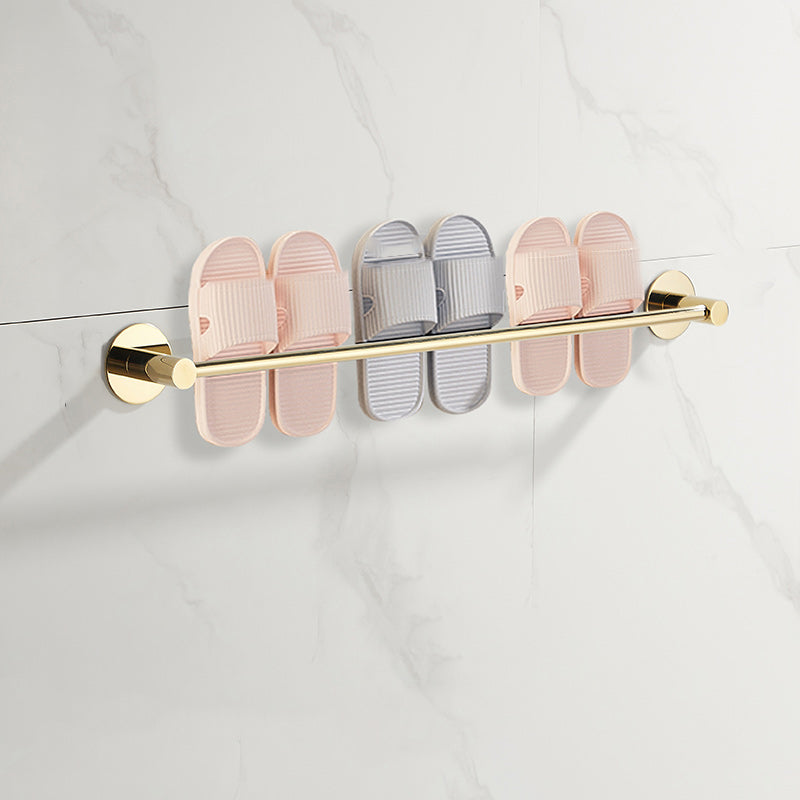 BowLift | 2-piece bathroom accessory set modern stainless steel slipper rack