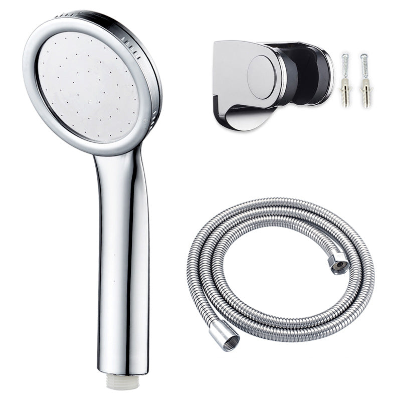 BowLift | Contemporary Silver Round Shower Head Water Efficient Standard Spray Head