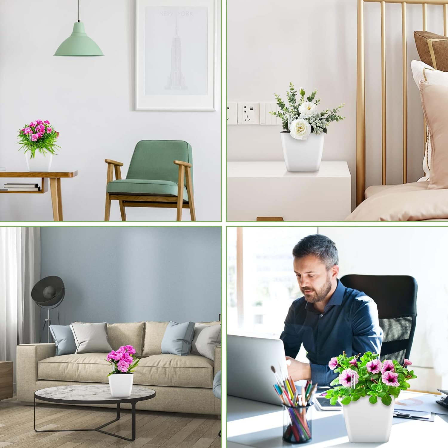 BowLift | Flower pot with irrigation system – Self-watering plant pot for indoor and outdoor use