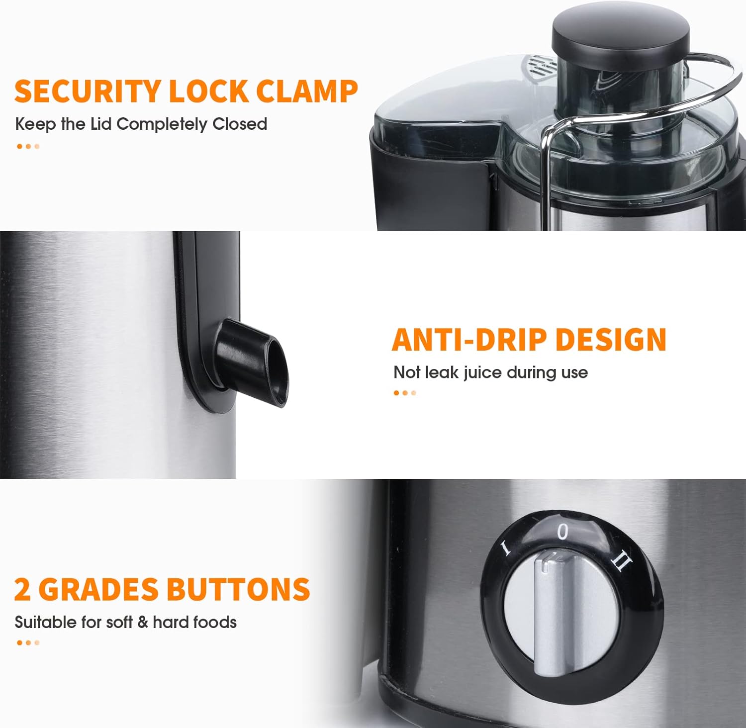 BowLift | Cold Press Juicer with 3 Speeds – JuicePro