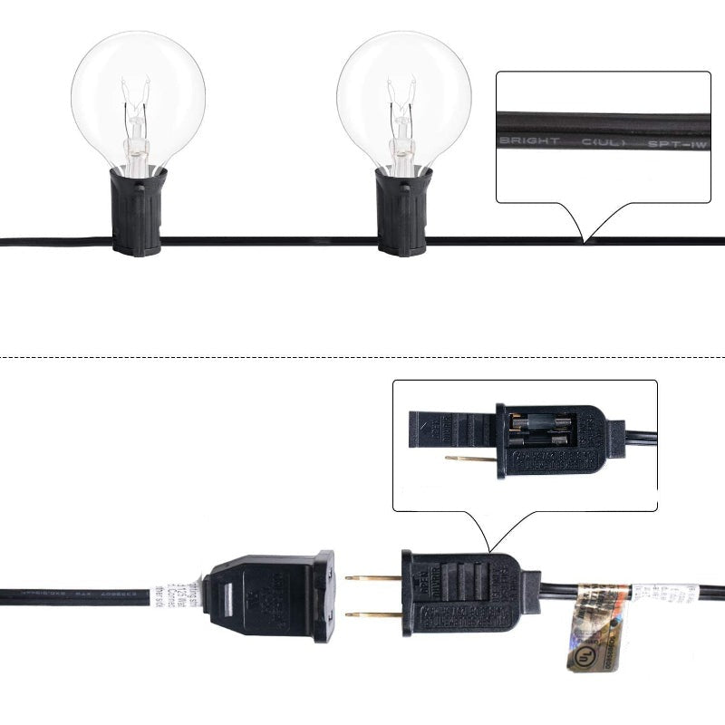BowLift | Royaleva Outdoor Dimmable String Lights - 20 ft LED Ambient Lighting