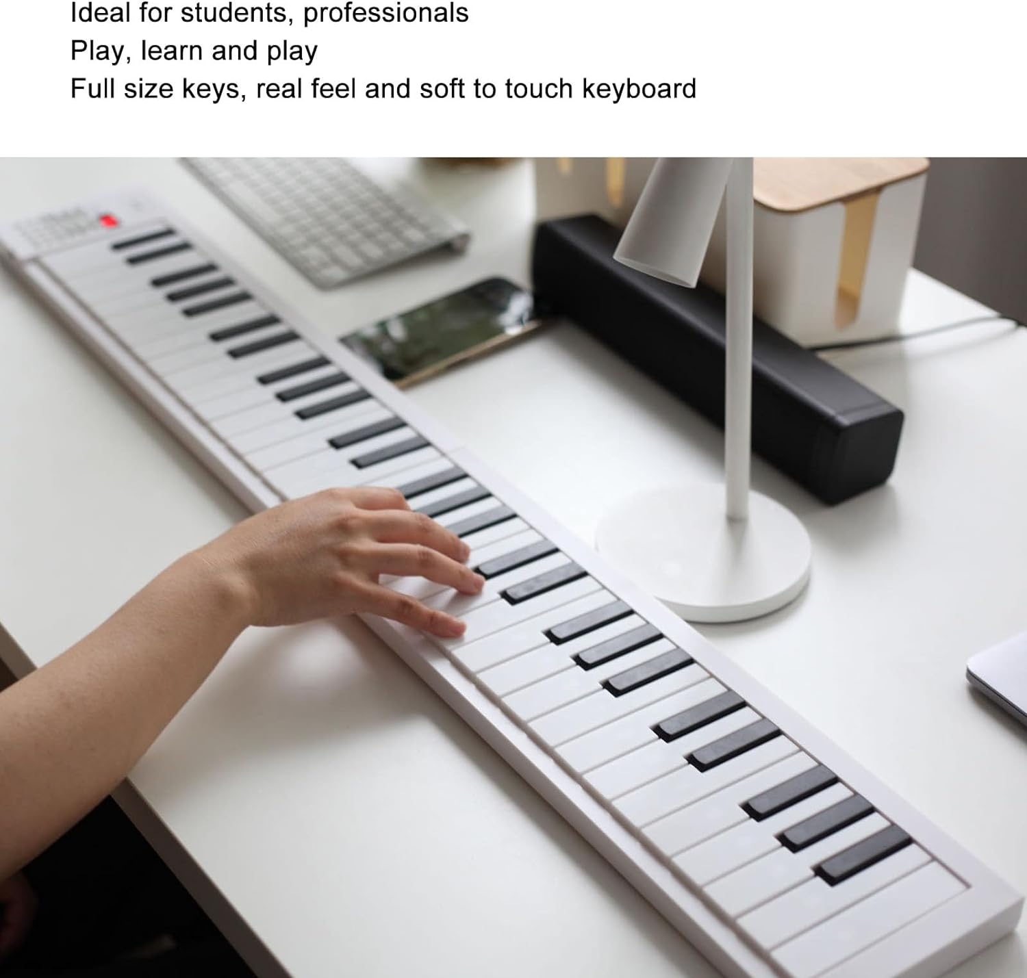 BowLift | 61-Key Foldable Digital Piano with Recording and Playback – Meliora