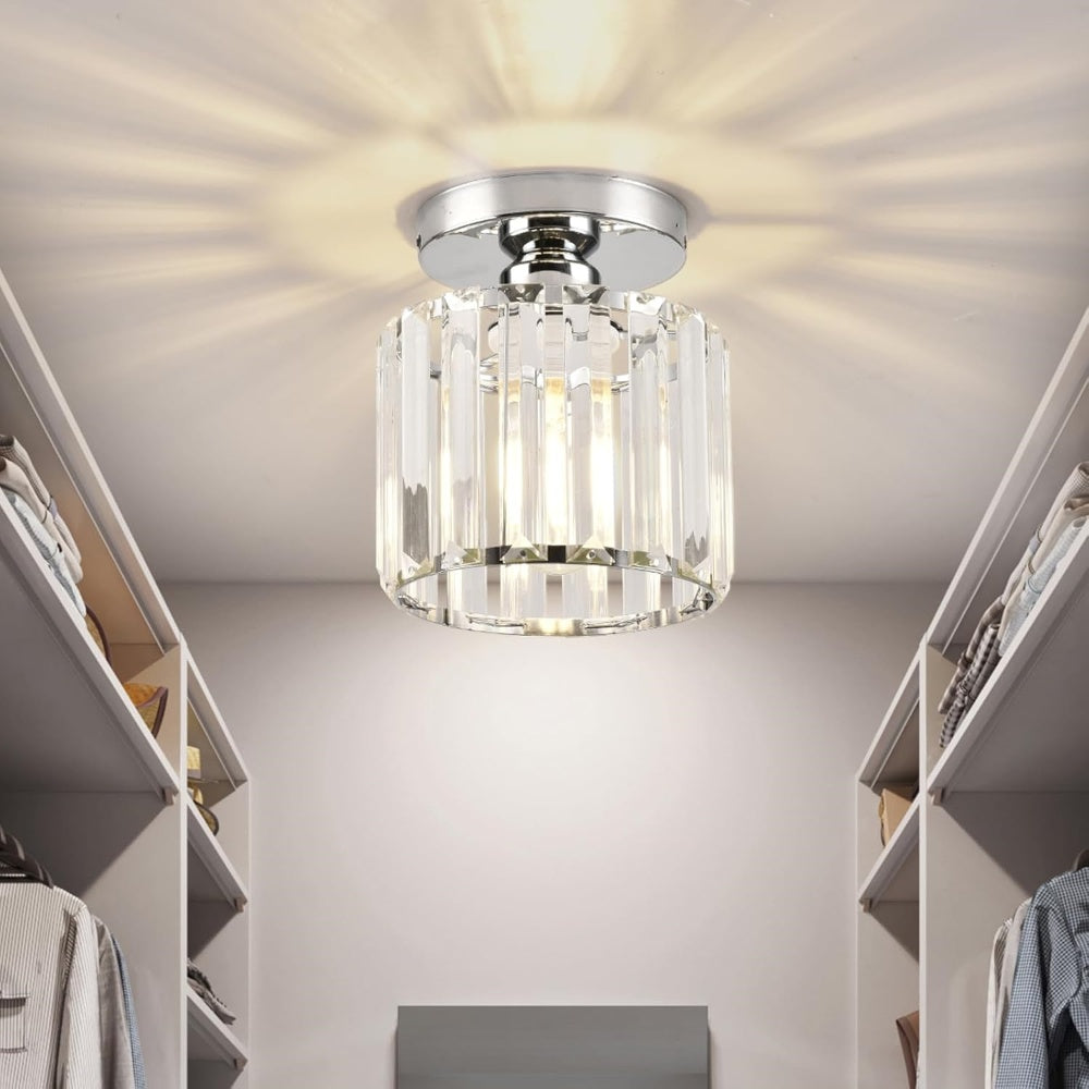 BowLift | Ceiling Light Crystal Flush Mount Modern Fixture
