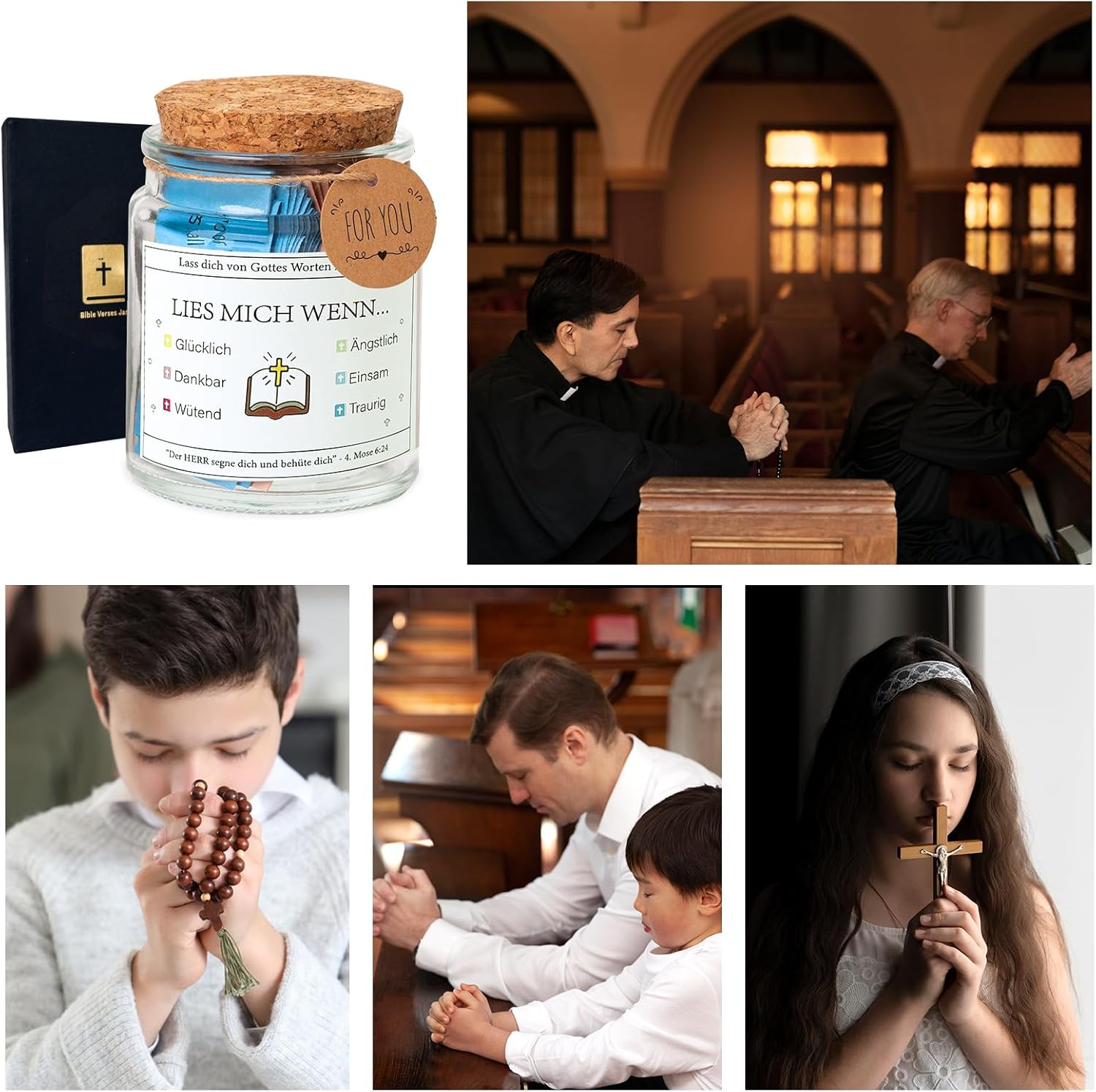 BowLift | Handmade 90 Days Bible Verse Glass