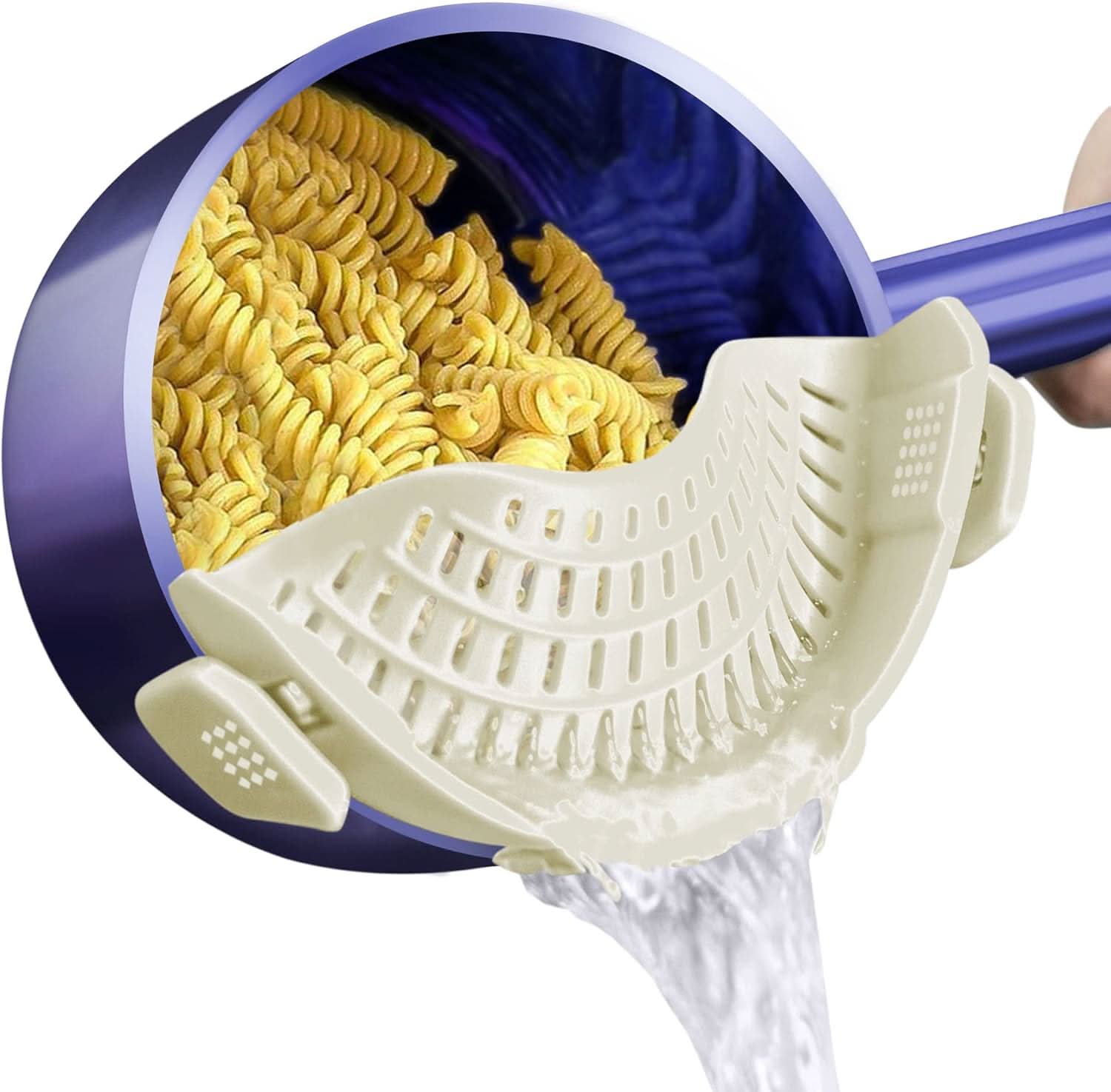 BowLift | ClipOn - Silicone sieve for pots and pans