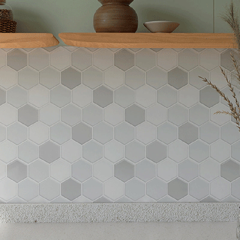 BowLift | White Subway Tiles Water-Resistant Peel & Stick Tile for Kitchen Backsplash