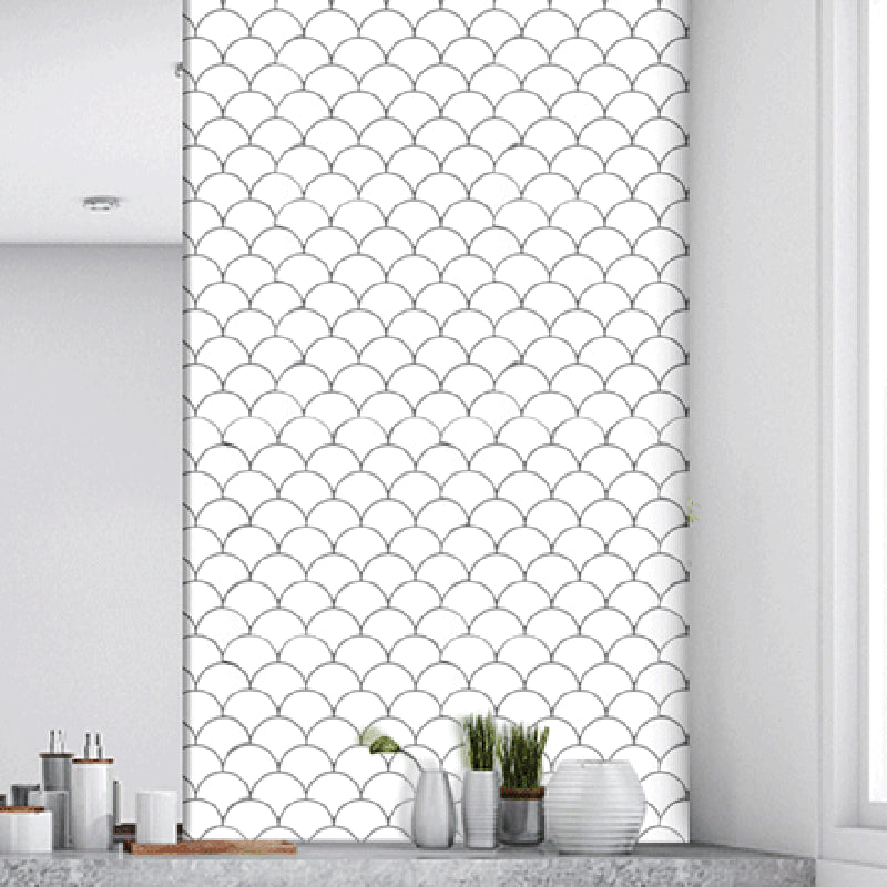 BowLift | White Subway Tiles Water-Resistant Peel & Stick Tile for Kitchen Backsplash