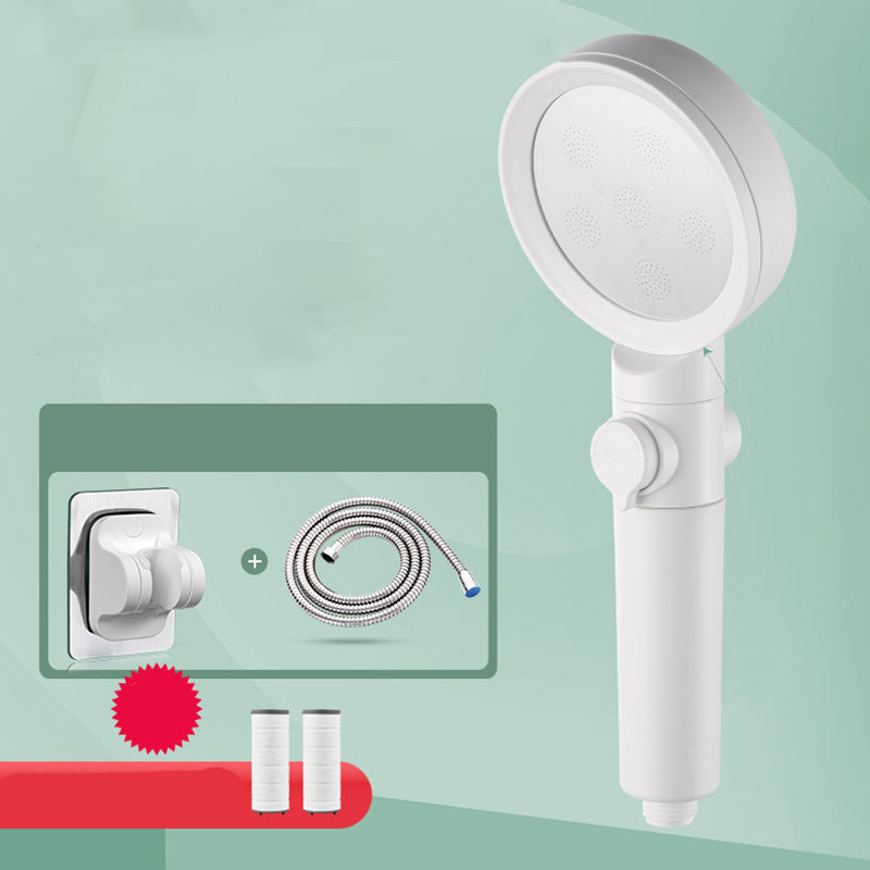 BowLift | Hand Shower Adjustable Spray Pattern White Round Shower Head
