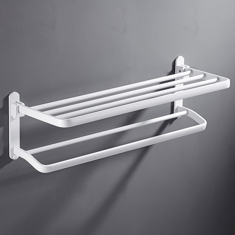 BowLift | White Bathroom Accessories Hardware Set Modern Bathroom Accessories Set, Towel Holder