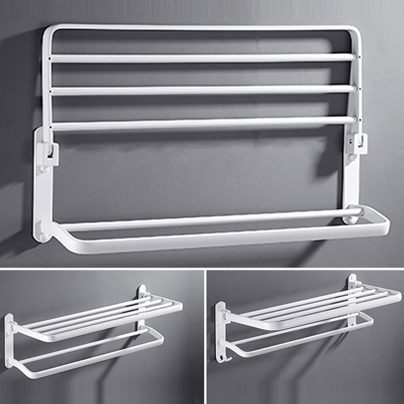 BowLift | White Bathroom Accessories Hardware Set Modern Bathroom Accessories Set, Towel Holder