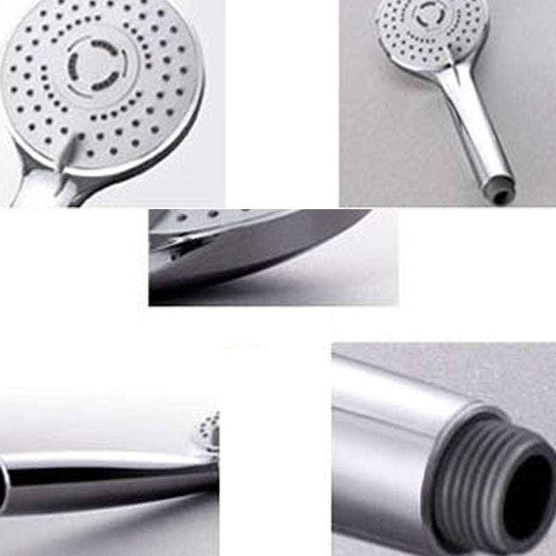 BowLift | Contemporary Handheld Shower Head Adjustable Spray Pattern Silver Shower Head